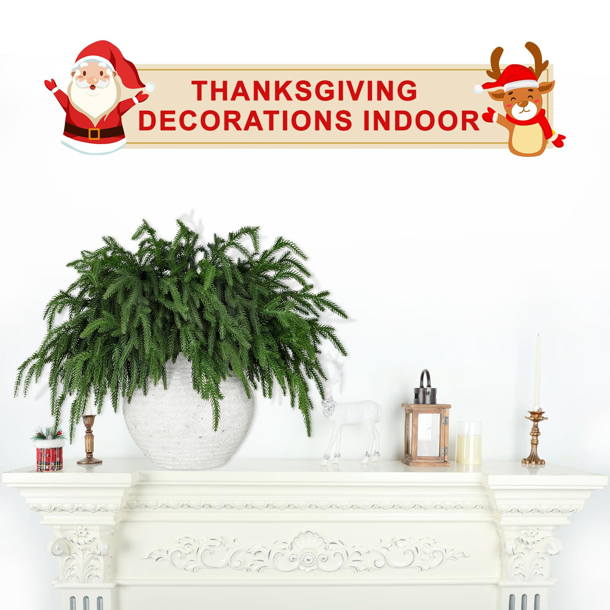 LZNPA 12 Pcs Realistic Christmas Pine Branches Natural Droopy Soft Bendable Artificial Pine Stems Picks Lifelike Greenery Stems for Vases Cedar Wreaths Garland Outdoor Indoor Christmas Decorations