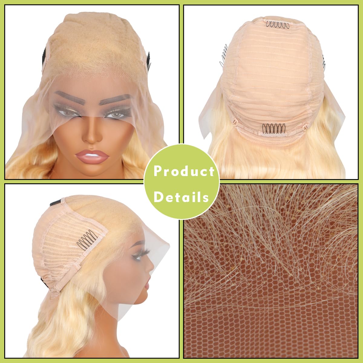JILCA 30 Inch 613 Lace Front Wig Human Hair 200 Density Blonde Wig Human Hair 613 HD Lace Frontal Wig 13x6 Body Wave Lace Front Wigs Human Hair Pre Plucked Blonde Wigs For Women 613 Wig With Baby Hair