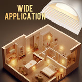 DORESshop LED Night Light[4 Pack], Night Lights Plug into Wall, 3 Level Brightness Adjustable Plug in Night Light, Dusk to Dawn Sensor Nightlights for Adults,Bedroom,Bathroom,Hallway,3000K Warm White