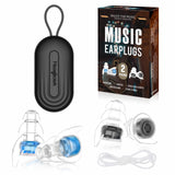 Hearprotek Concert Ear Plugs, 2Pairs Reusable high Fidelity Musician Ear Plugs for Concerts Loud Music-Noise Reduction Ear Protection earplugs for Rave,Festival,Music,Tinnitus Relief