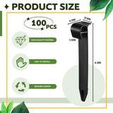 Pangda 120 Pack Irrigation Stakes 1/2 Inch Tubing, Drip Anchor for Garden