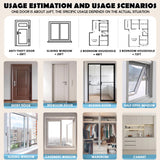 Bantie 40FT Weather Stripping Door Seal - Self Adhesive Weather Insulation Strip Weatherstripping Silicone D Shaped Seal Strip Door Frame Gap Filler/Window Soundproofing