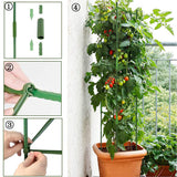 4 Pack Tomato Cage Plant Support Assembled -48inch Vegetable Trellis,Assembled Multi-Functional Garden Trellis Garden Trellis for Climbing Vegetables,Climbing Plants, Vegetables, Flowers, Fruits, Vine