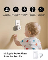 Zoiinet Remote Control Outlet Plug, 80-275V/15A/1500W Wireless Light Switch