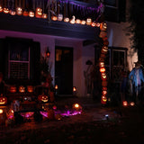 Hompavo Upgraded Flame Light Bulbs, E26 Flickering Fire Light Bulbs Flame Candle for Halloween Christmas Party Patio Porch Home Indoor & Outdoor Decorations - 10 Pack