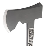ESTWING Camper's Axe - 14" USA Made Black Hatchet with Tent Stake Puller & Hi-Vis Orange Shock Reduction Grip - EO-25A