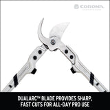 Corona Tools X Series Pro Bypass Lopper – 2-1/4″ Cutting Capacity Heavy-Duty Branch Cutter for Tree & Shrub Trimming