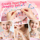 BLmukce Friendship Making Kit for Girls, DIY Jewelry Bead Bracelet Making Kit for Kids 8-12 Year Old, Charm Necklace Craft Kits, Christmas Birthday Gifts for Girl Age 7 8 9 10 11 12 Art Craft Supplies