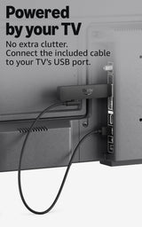 Amazon Fire TV Stick HD (newest model), free & live TV, Alexa Voice Remote, powered by the TV, effortless setup, find shows faster with Alexa+