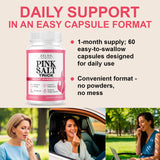 (3 Pack) Pink Salt Weight Trick Capsules - New Pink Salt Trick for Weight, Energy & Metabolism Support Supplement, New Advanced Formula, 180 Capsules for 3 Months