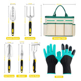 Garden Tools, Gardening Tools, Gardening Hand Tools 7-piece, Yellow
