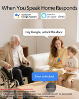 Philips Wi-Fi Door Lock, WiFi Smart Lock Keyless Entry Deadbolt for Front Door, Compatible with Alexa & Google Assistant, Remote Control, Built-in WiFi, APP Fingerprint Passcode Unlock, Auto Locking