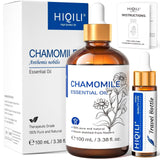 HIQILI 100ML Chamomile Essential Oil, Pure & Natural Chamomile Oil for Diffueser, Skin, Soap, Shampoo - 3.38 Fl Oz