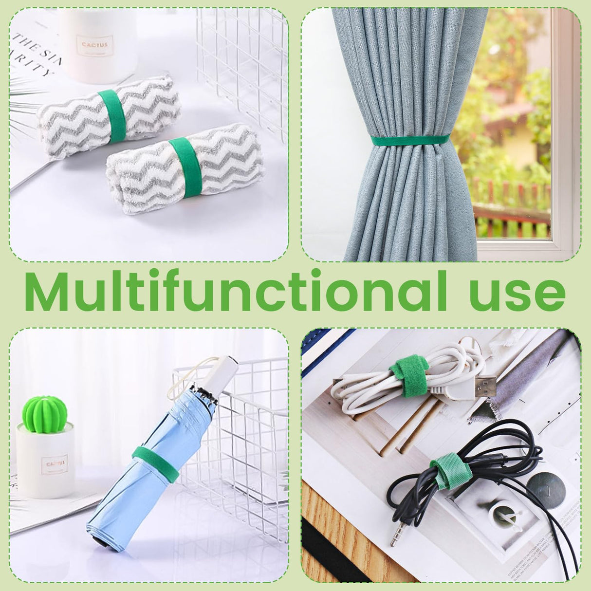 GCTWFYK 12 Rolls Plant Tape, Twist Ties for Plants 1/2" 394ft Garden Plant Ties, Green Tape, Soft and Tomato Plant Ties, Plant Twist Tie for Plant Gardening, Home, Office