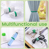GCTWFYK 12 Rolls Plant Tape, Twist Ties for Plants 1/2" 394ft Garden Plant Ties, Green Tape, Soft and Tomato Plant Ties, Plant Twist Tie for Plant Gardening, Home, Office