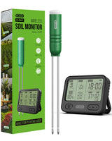 Dr.meter 4-in-1 Soil Moisture Meter 300ft Wireless Soil Tester Sensor