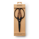 Barebones Garden Scissors - Walnut Scissors - Garden Supplies and Indoor Plant Accessories - Plant Shears with Wide Handles - Comfortable Fit Hand Pruners (Large)
