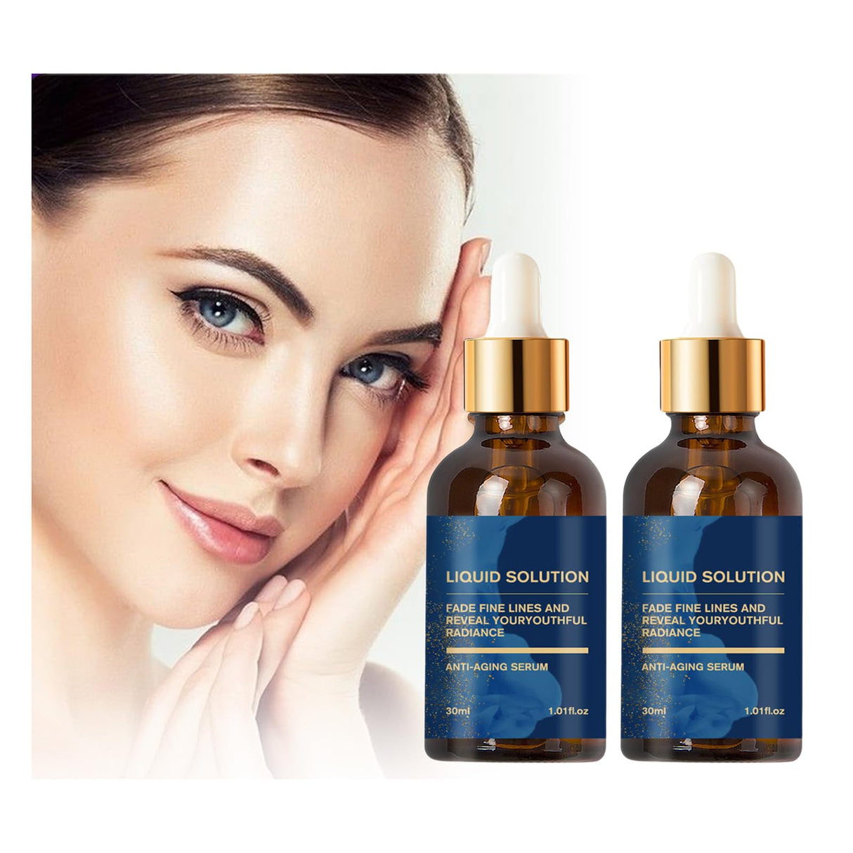 Olavita Face Serum, Olavita Serum, Vitamin C & E, Anti Aging Face Tightening, Boost Skin Collagen, Reduce Wrinkles & Plump Skin(2pcs)