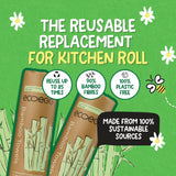 Ecoegg Re-Usable Bamboo Towels, White by Ecoegg