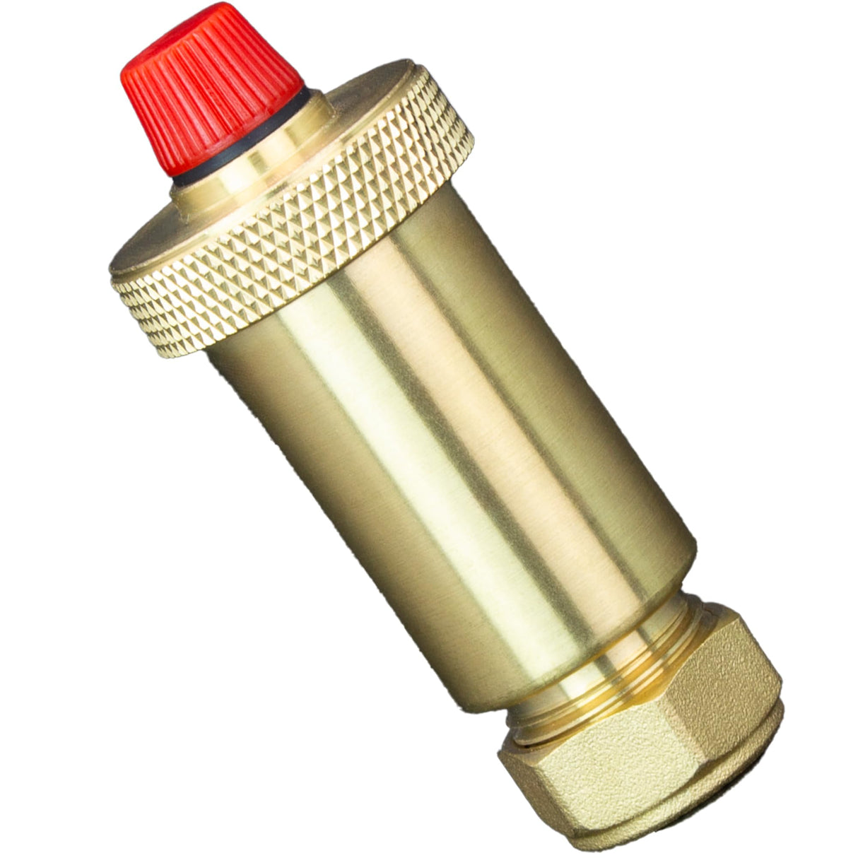 Kudos-Trading - 15mm Automatic Air Vent Valve Easy Install Reliable Air Purging Anti Leak Design Ideal for Home Central Heating Systems & Radiators Durable Brass Construction Energy Saving
