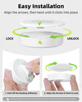 EZVALO LED Puck Lights, Rechargeable Stick On Tap Lights, Wireless Closet Light, 3 Color Temps, Under Cabinet Lights, 2.95'' Mini Touch Light, Ideal for Kitchen,Closet,Pantry,Shelves,Camper(6 Pack)
