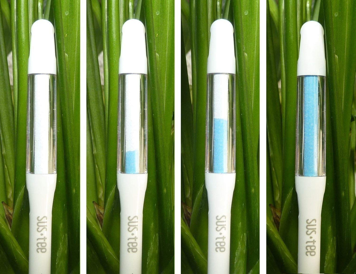 Sustee Aquameter, Set of 4, Plant Soil Moisture Sensor, (Green, Small)