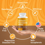 Liposomal Vitamin E Tocotrienols 1000mg - High Potency Tocotrienol Supplements,95% Delta & 5% Gamma Tocotrienols Capsules