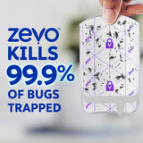 Zevo Flying Insect Trap for Fruit Flies & Gnats, 2 Plug-in Bases, 4 Refills