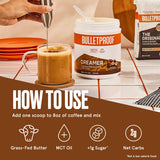 Bulletproof Hazelnut Creamer, 14.8 Ounces, Keto Coffee Creamer with MCT Oil and Grass-Fed Butter