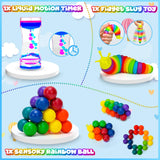 30 Pack Sensory Fidget Toys for Kids Classroom, Autism Sensory Product Calm Down Fidgets for Kids Age 5-7, 8-12, ADHD Stress Relief Travel Toys Christmas Stocking Stuffers for Teens