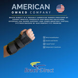 Brace Direct Kids Lace-Up Wrist Brace for Immobilization, Sprains, Strains, Carpal Tunnel & De Quervain’s, Left Wrist - Fits 6 in length / 4-5.5 in wrist (18 m-7 y)