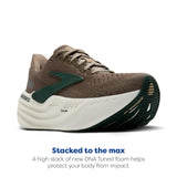 Brooks Men’s Glycerin Max Neutral Running & Walking Shoe - Falcon/Green/London-Fog - 15 Medium