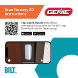 Genie Garage Door Opener Wireless Keyless Keypad - Safe & Secure Access - Compatible with All Genie Intellicode Garage Door Openers - Easy Entry into the Garage With a PIN - Model GK-R, White