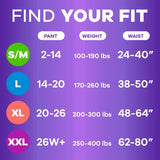 Always Discreet Adult Incontinence Underwear for Women and Postpartum Underwear, L, Up to 100% Bladder Leak Protection, 76 Count (Packaging May Vary)