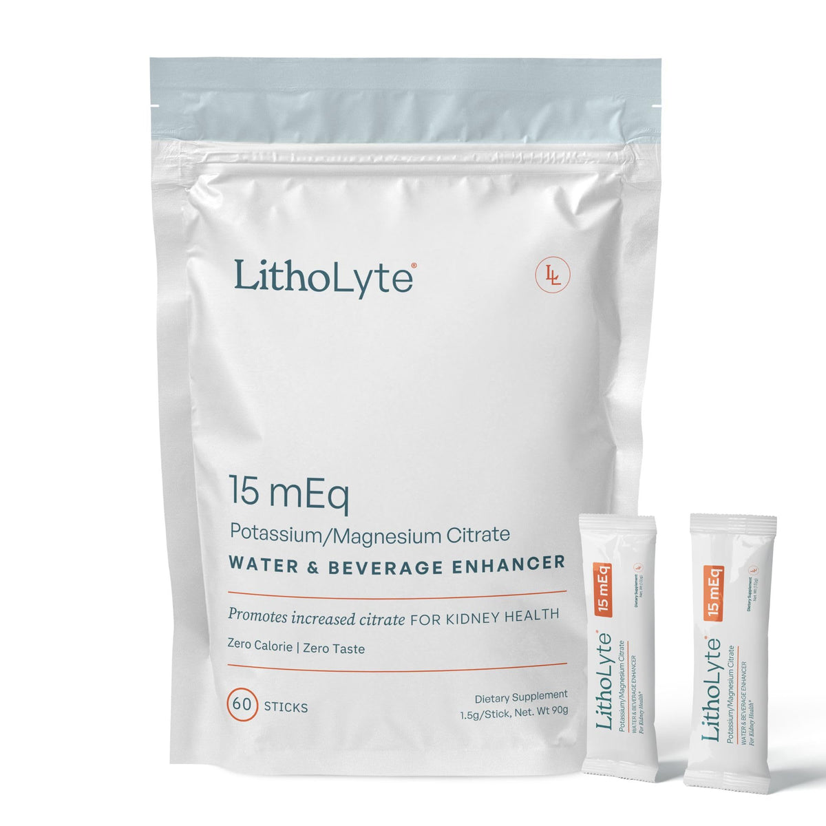 Litholyte LithoLyte Kidney Health 15 mEq | Water & Beverage Enhancer for Kidney ...