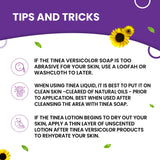 Naturasil Tinea Versicolor Treatment +2 Bars | Max-Strength 10x Soap | Antifungal Micronized Sulfur | Stops Pityriasis, Candida, Ringworm & Irritation | Fast Acting Adult & Kid Safe | 4 oz (2 Pack)
