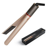 FURIDEN Professional Salon Quality Hair Straightener, Hair Straightener and Curler 2 in 1, Flat Iron Curling Iron in One, Fast Results | Long Lasting