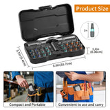 2026 New Tools 24 in 1 Magnetic Ratchet Screwdriver Set, Multi Bit DIY Magnetic Screwdriver Set with Detachable Ratchet Handle, Portable Precision Repair Tool Kit for Furniture, Electronics, Bicycle