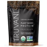 Truvani Vegan Pea Protein Powder | Chocolate | 20g Organic Plant Based Protein | 18 Servings | Keto | Gluten & Dairy Free | Low Carb | No Added Sugar