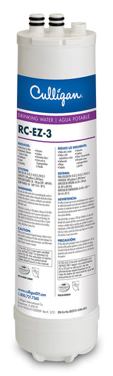 Culligan RC-EZ-3 Easy Change Advanced Water Filtration Replacement Cartridge, 500 Gallons, (Pack of 1)