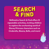 Skillmatics Search and Find Disney Princess Educational Game - Reusable Preschool Learning Activities, Christmas Toys, Art & Crafts, Gifts for Toddlers & Kids of Ages 3, 4, 5, 6