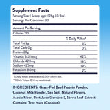 Equip Foods Prime Protein Powder | Clean, Grass Fed Beef Protein Isolate | Carnivore Protein Powder | Paleo, Keto Friendly | Gluten, Dairy Free | Helps Build & Repair Tissue | 30 Servings, Strawberry