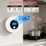 Alertlink 2-in-1 Smoke and Carbon Monoxide Detector Alarm, with Voice Alert,10-Year Battery Fire & CO Alarm with Large LCD Display, Easy Install with Adhesive or Screws