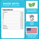 Party Recovery Patches 42 Pack - Wake Up Refreshed & Energized with Our 100% Natural Ingredients Patch - Skin-Friendly & Waterproof - Apply Before Drinking - Enhanced Morning Formula