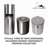 Wipes4Health Sanitizing Wipes: 4000 Unscented Wet Wipes (8" x 6"): 4 Refill Mega Rolls for Floor Stand, Wall Mounted and Bucket Dispensers - For Gyms, Fitness Clubs, Schools, Commercial Facilities