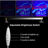Buffalo Football Neon Signs Led Sign for Wall Decor Rugby Team Light Up Sign Suitable for Man Cave Office Bar Pub Wall Art Gifts for Teen Boys