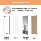 upsimples 20x28 Poster Frame, Easy Slide-In Assembly, Black, 3 Pack