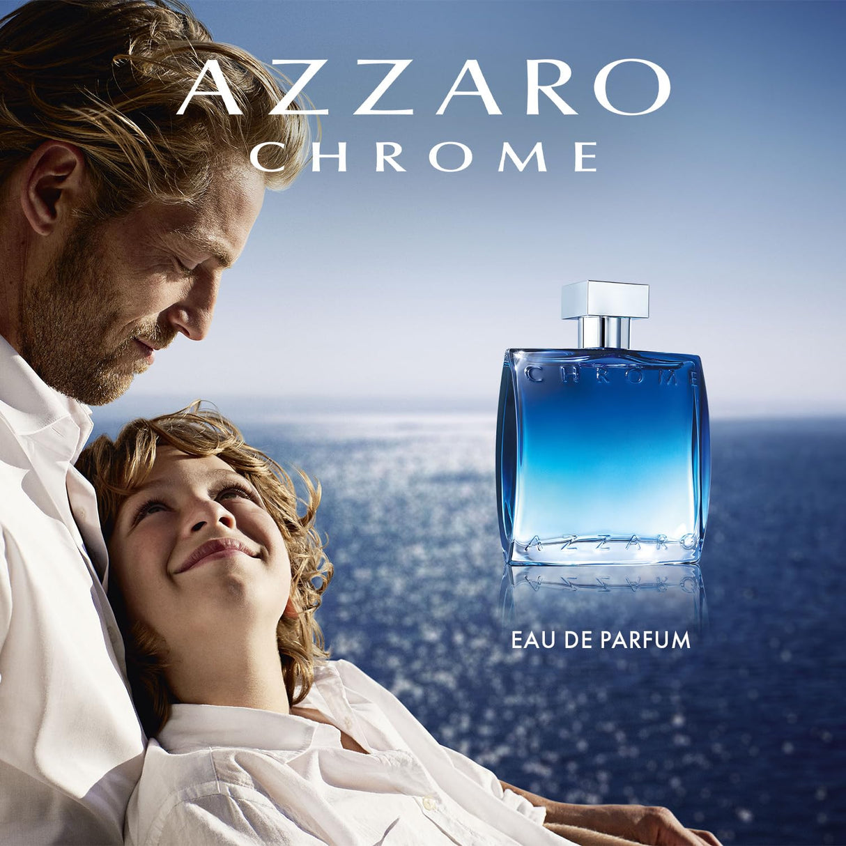 Azzaro Chrome Eau de Parfum - Fresh Aquatic Mens Cologne - Fougère, Aromatic & Woody Fragrance - Citrus Notes - Lasting Wear - Classic Clean Scent - Luxury Perfumes for Men - Full Size, 3.3 Fl. Oz