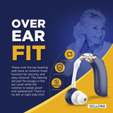 Hearing Aids for Seniors Severe Hearing Loss, Rechargeable with Noise Cancelling (Pair), 4 Modes - Comfort Design Ear Hearing Aid, PSAP