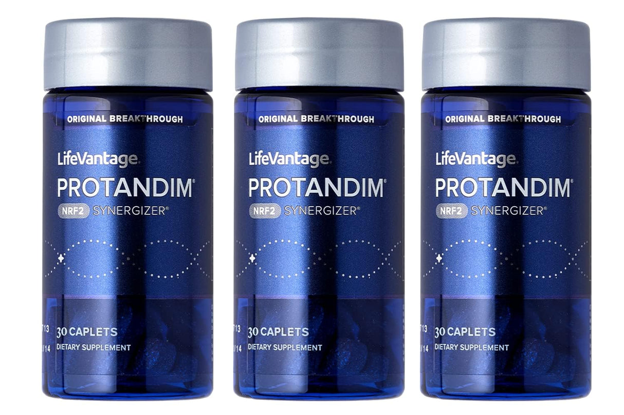 Protandim Nrf2 Synergizer 90 Caps (3 Bottles) Nrf2 Activator, Healthy Aging Supplement, Antioxidants Fight Oxidative Stress, 5 Herb Blend, Supports Cellular Health, Ashwagandha, Turmeric, Milk Thistle